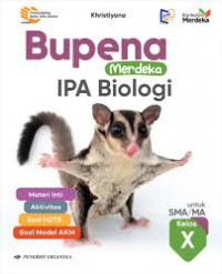 Bupena Merdeka IPA Biologi untuk SMA/MA Kelas X