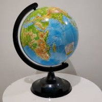Globe 30cm Hitam